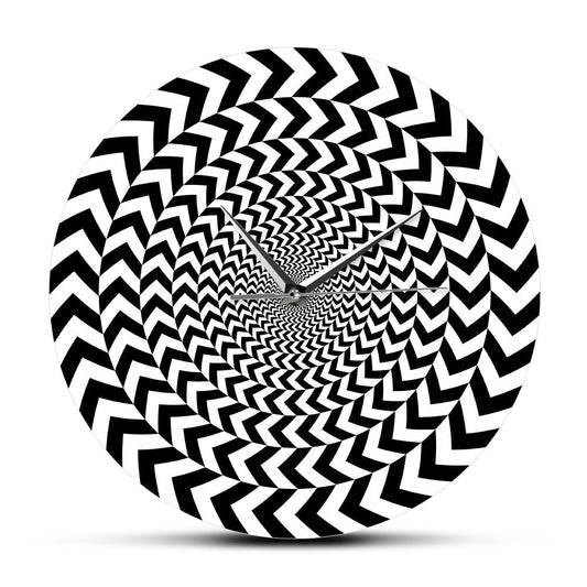 Horloge illusion optique