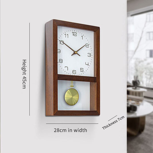 Horloge Design Bois
