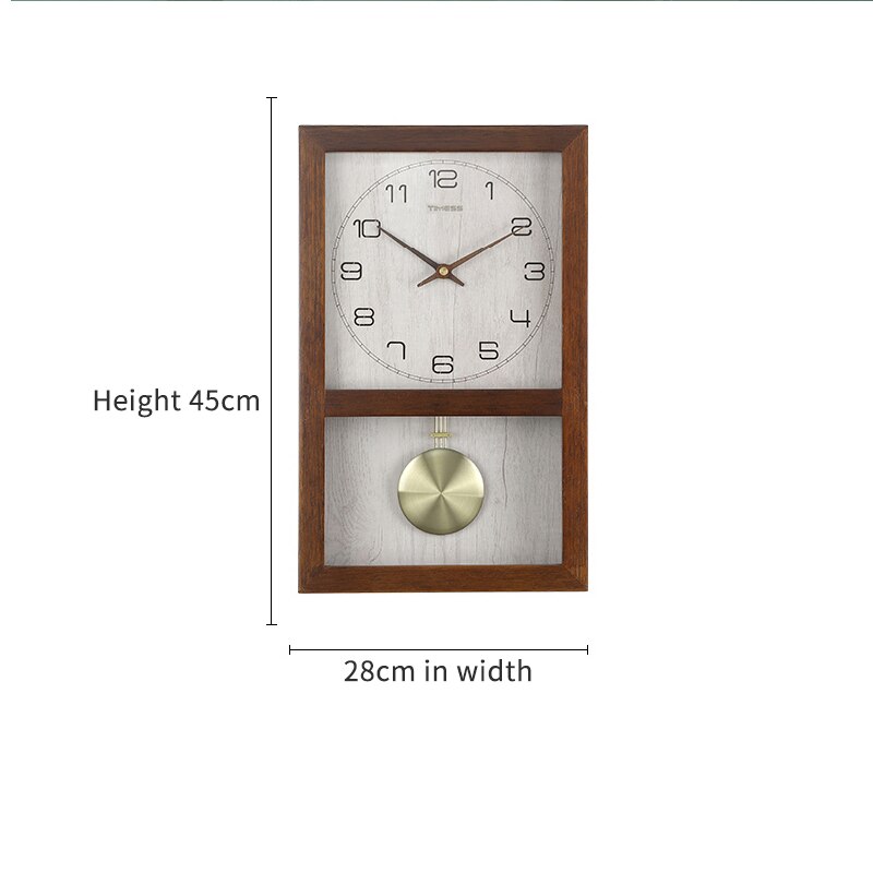 Horloge Design Bois