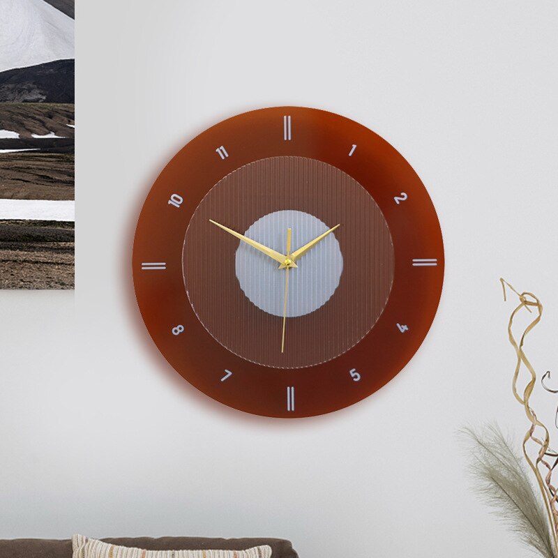 Horloge Murale Bleu Design