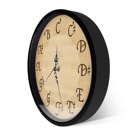 Horloge avec Notes de Musique