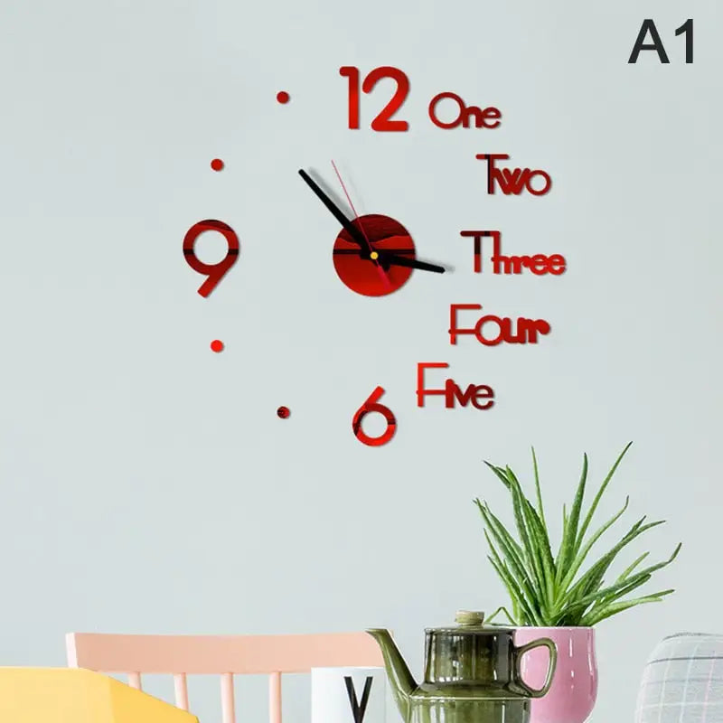 Design Moderne Horloge Murale - horloge-industrielle