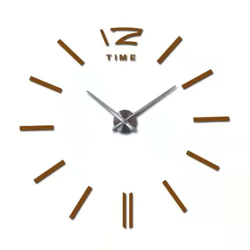 Grosse Horloge Murale Grise - horloge-industrielle