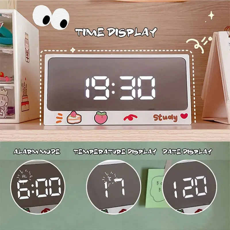 Horloge Alarme Numérique pour Enfant - horloge-industrielle