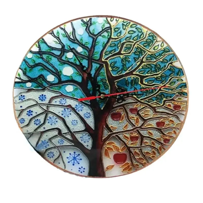 Horloge Arbre de Vie Moderne - horloge-industrielle
