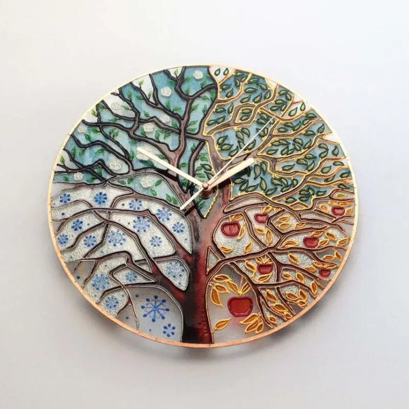 Horloge Arbre de Vie Moderne - horloge-industrielle