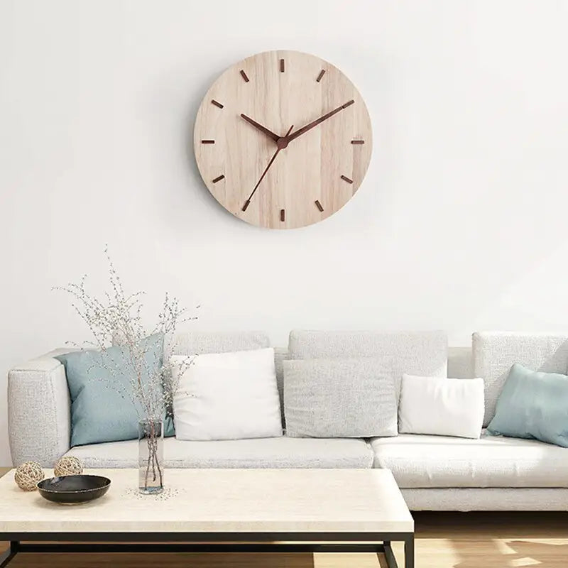 Horloge Artisanale en Bois - horloge-industrielle