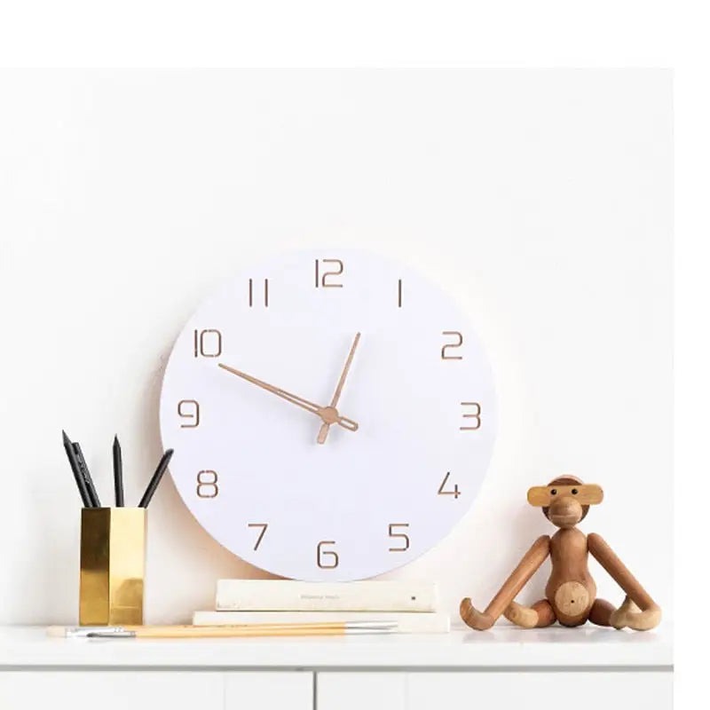 Horloge blanche Design - horloge-industrielle