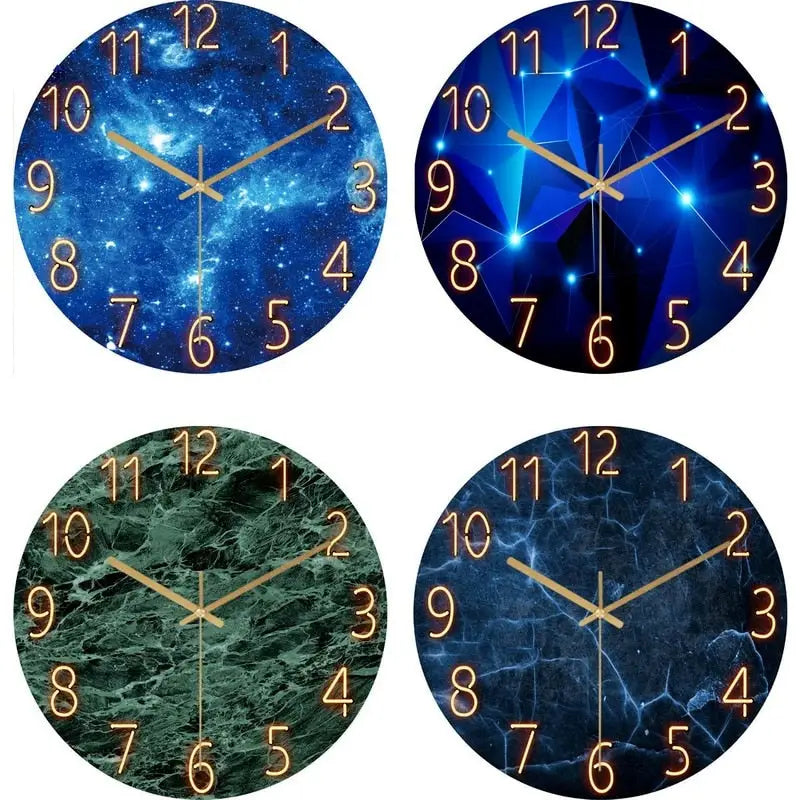 Horloge Bleu - horloge-industrielle