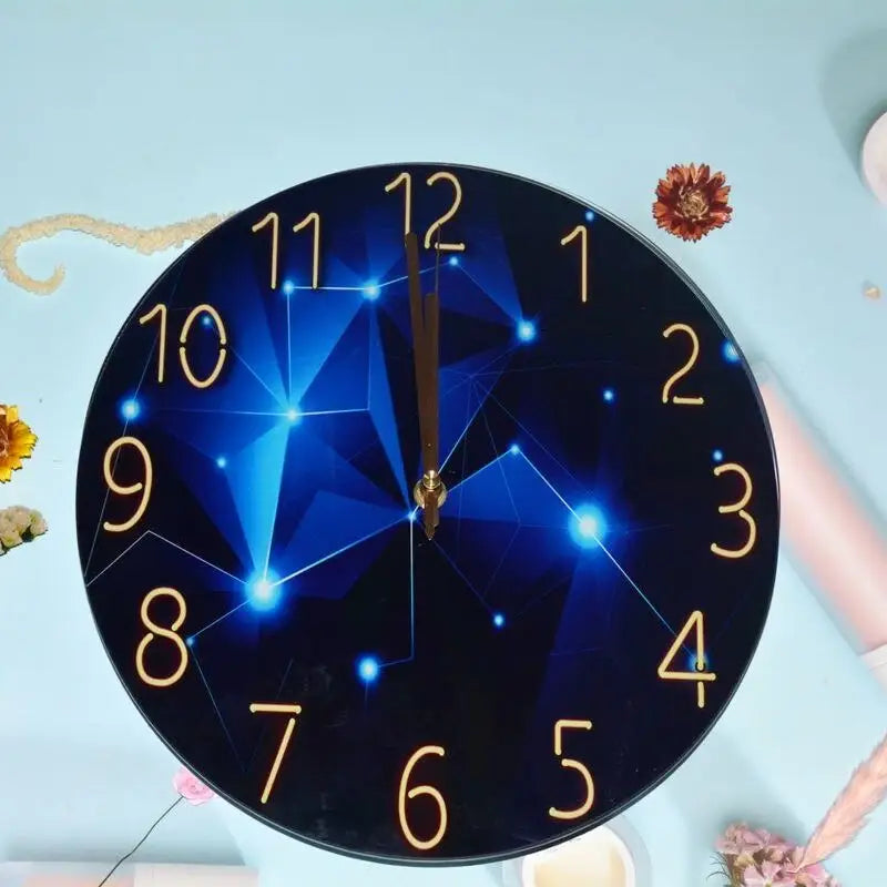 Horloge Bleu - horloge-industrielle