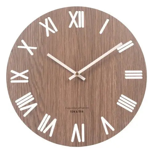 horloge bois blanc - horloge-industrielle