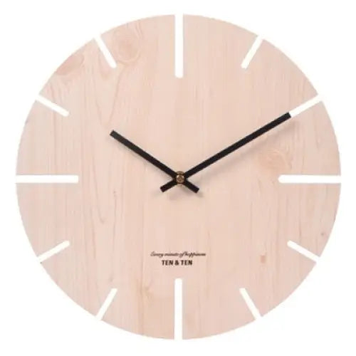 horloge bois blanc - horloge-industrielle