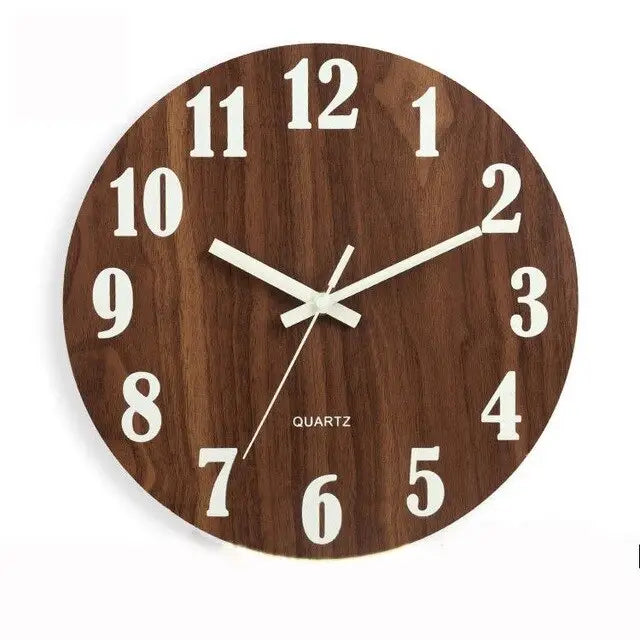 Horloge Bois Clair - horloge-industrielle