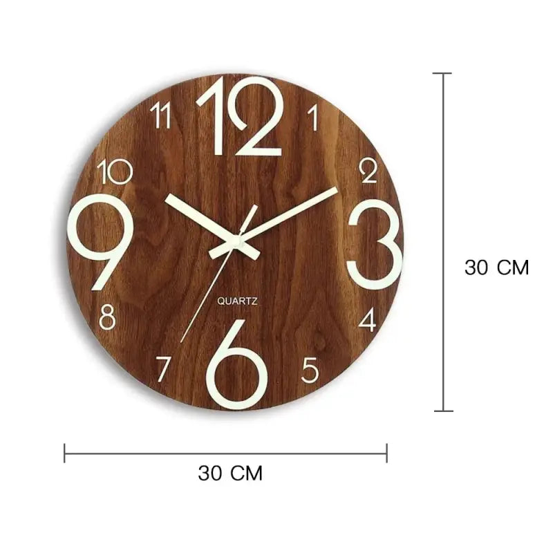 Horloge Bois Clair - horloge-industrielle