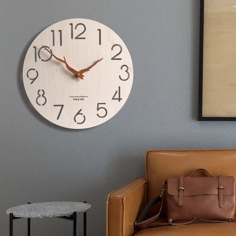 Horloge Bois Design - horloge-industrielle