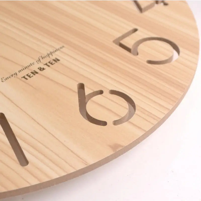 Horloge Bois Design - horloge-industrielle