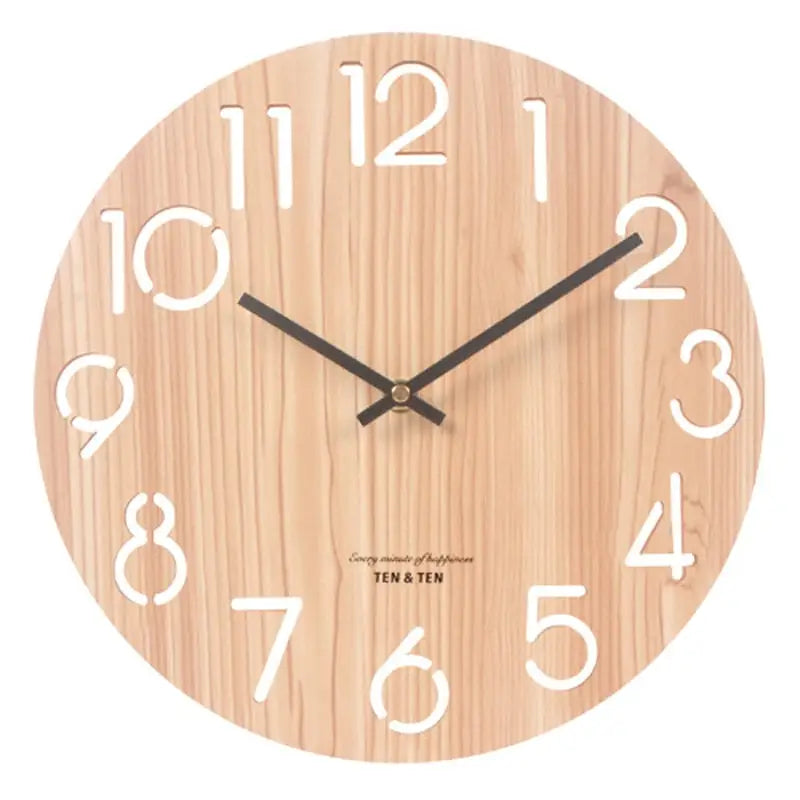 horloge bois flotté - horloge-industrielle