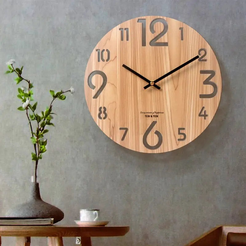horloge bois flotté - horloge-industrielle