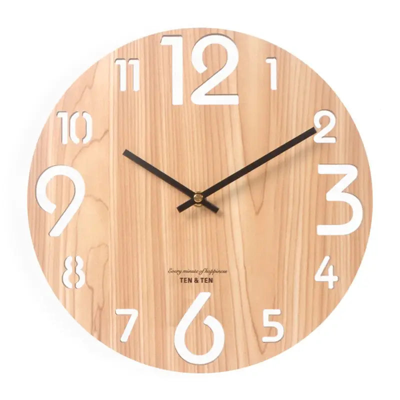horloge bois flotté - horloge-industrielle