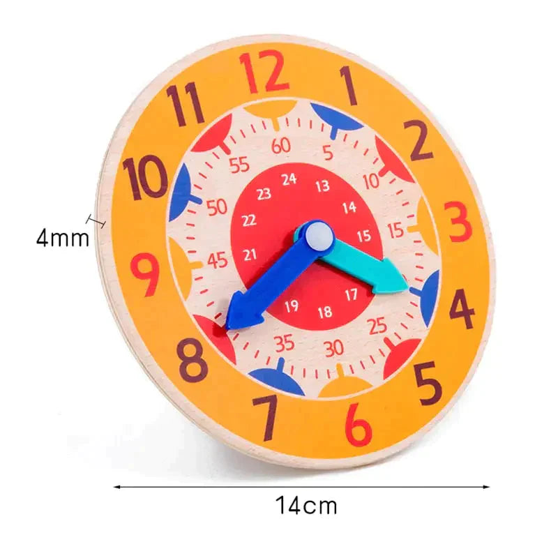 Horloge En Bois Montessori