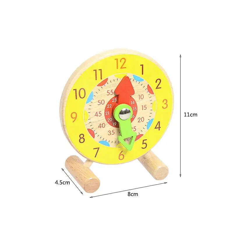 Horloge En Bois Montessori