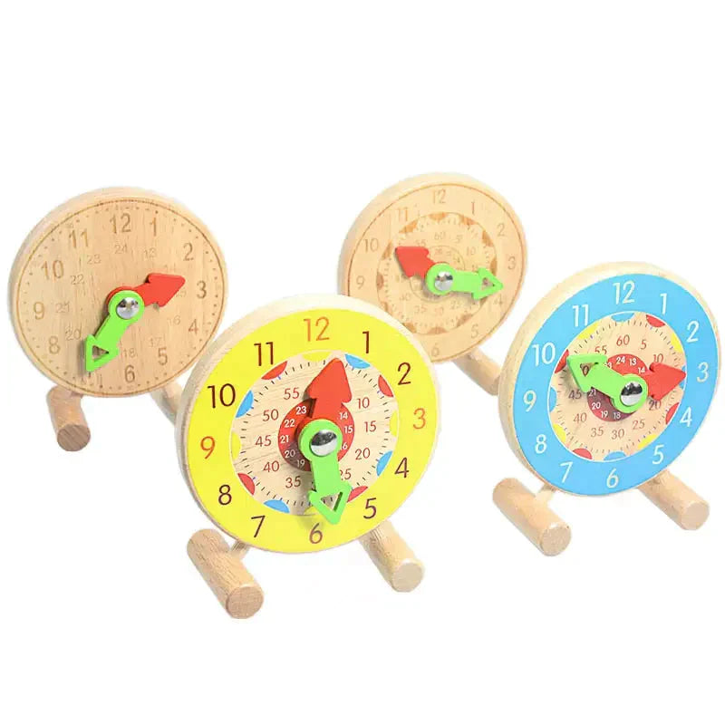 Horloge En Bois Montessori