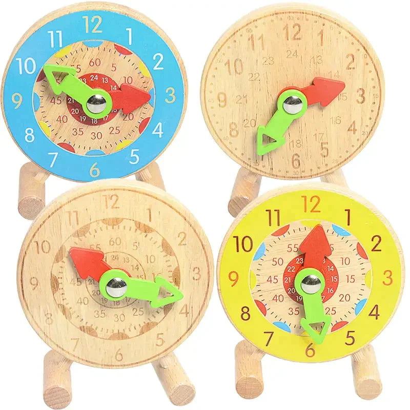 Horloge En Bois Montessori