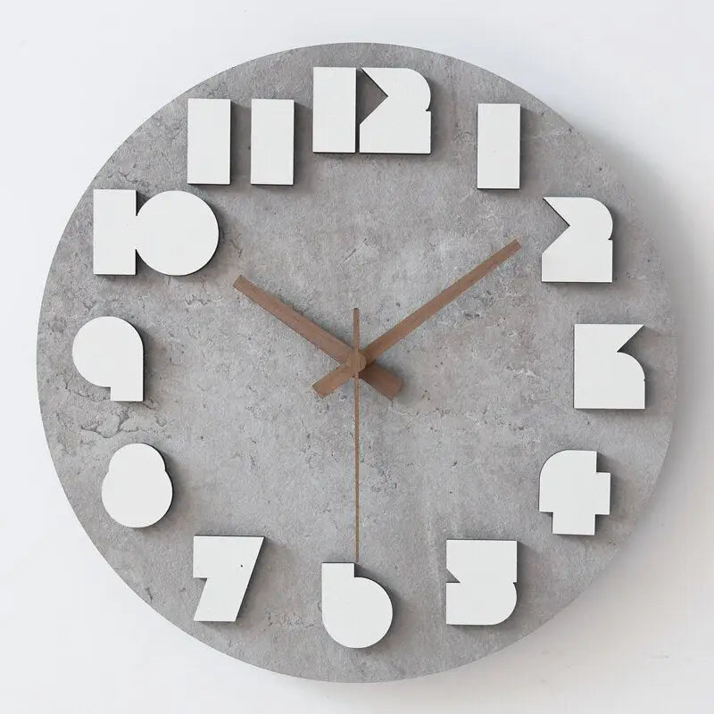 horloge en bois murale - horloge-industrielle