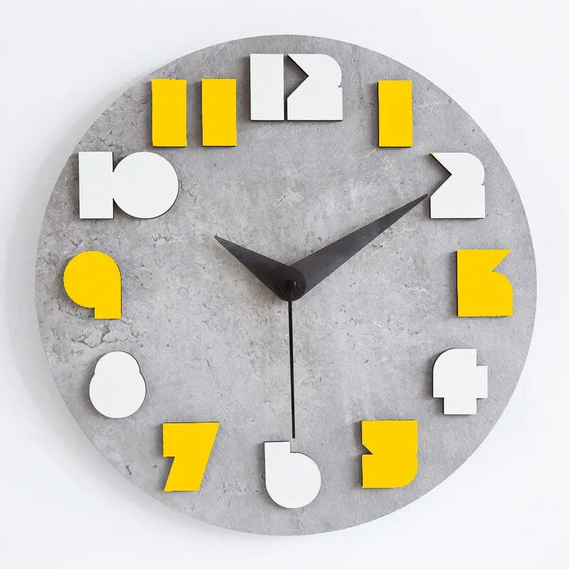 horloge en bois murale - horloge-industrielle