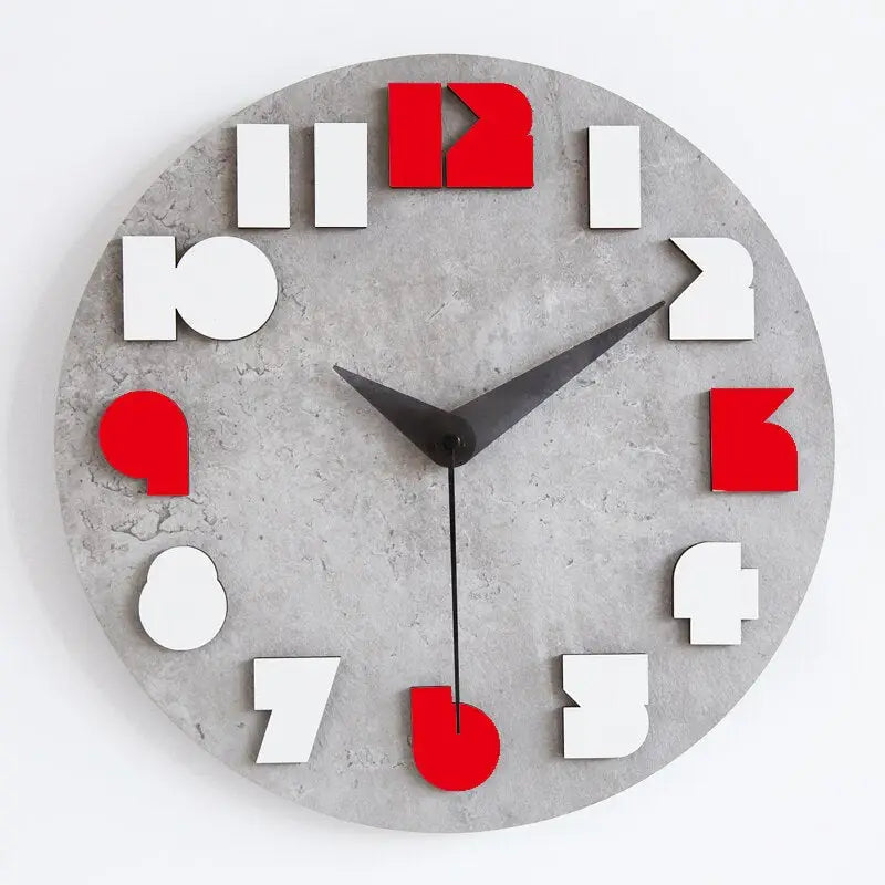 horloge en bois murale - horloge-industrielle