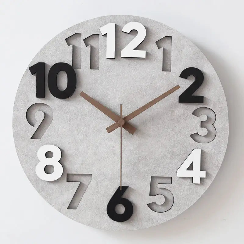 horloge en bois murale - horloge-industrielle