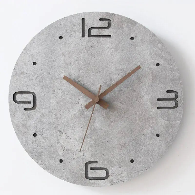 horloge en bois murale - horloge-industrielle