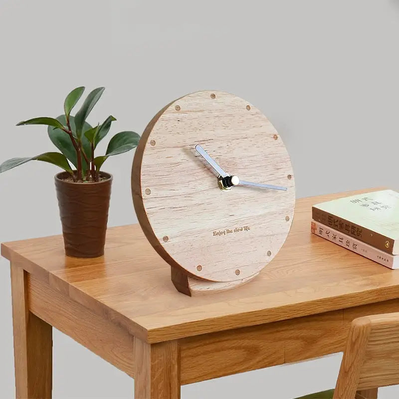 horloge bois à poser - horloge-industrielle