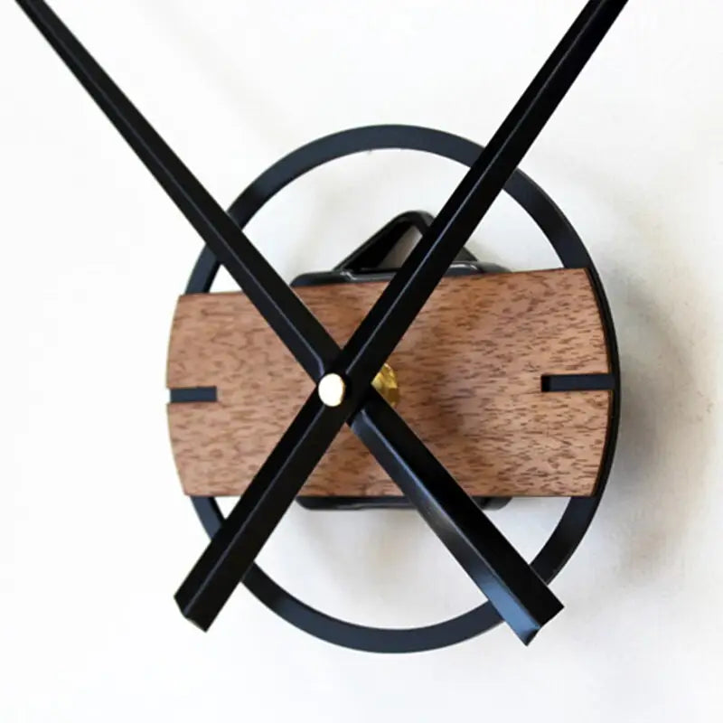 Horloge Bois Scandinave - horloge-industrielle