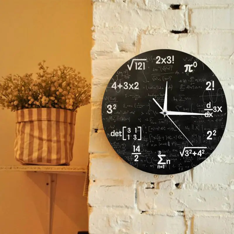 Horloge Calculs De Maths - horloge-industrielle