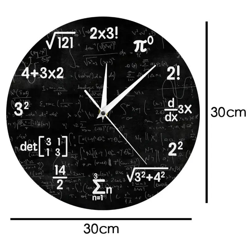 Horloge Calculs De Maths - horloge-industrielle