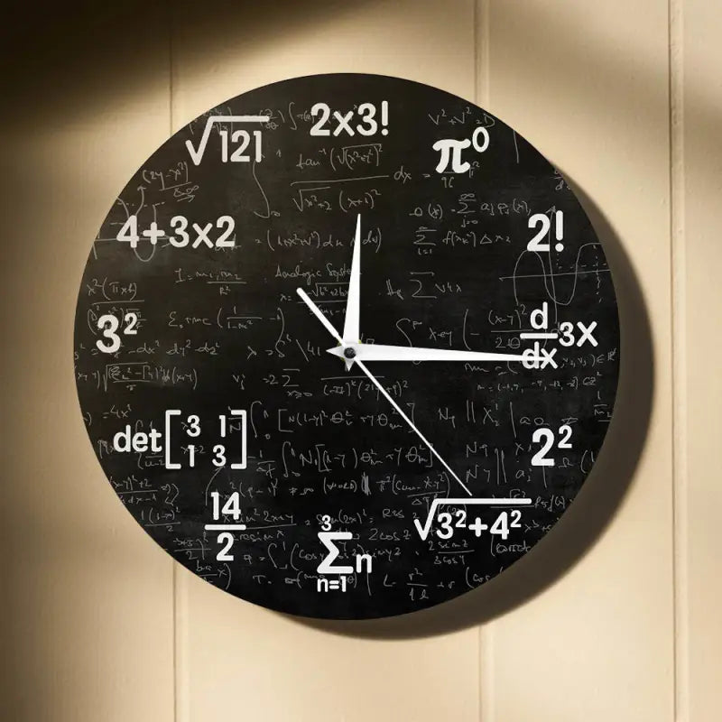 Horloge Calculs De Maths - horloge-industrielle