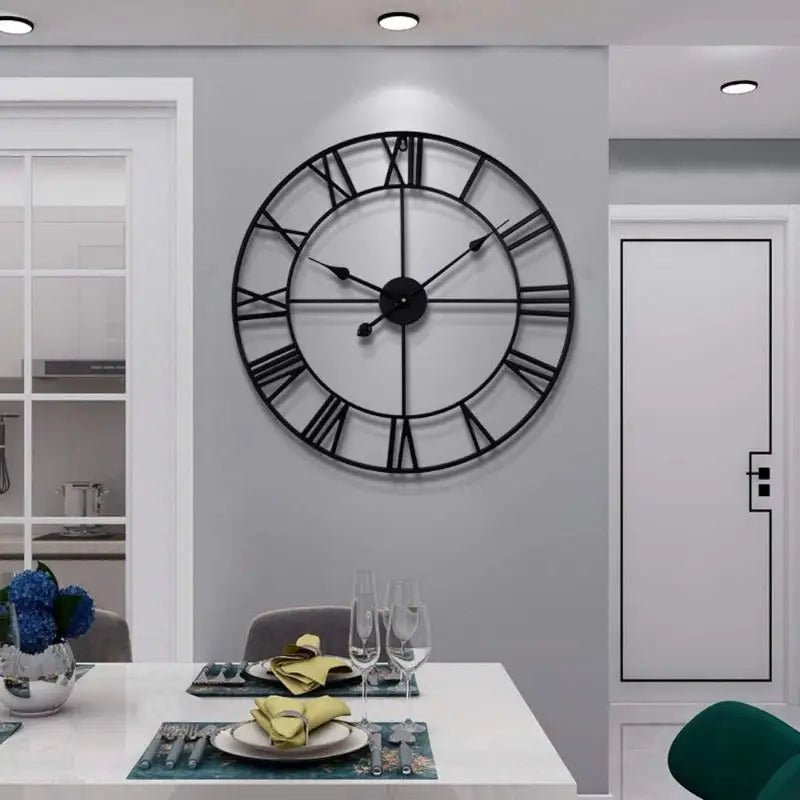 Horloge avec Chiffres Romains - horloge-industrielle