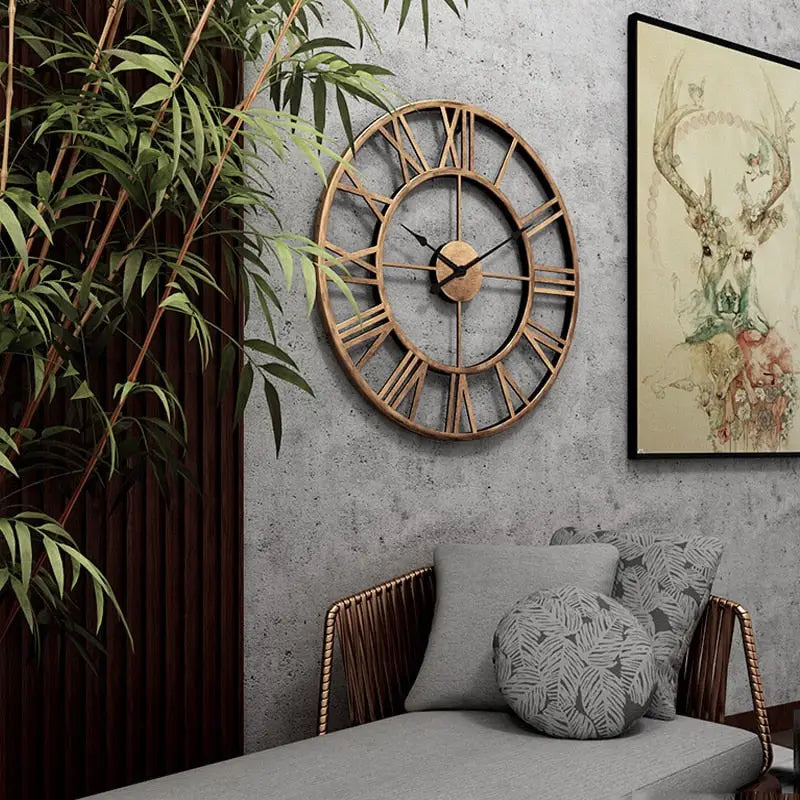Horloge avec Chiffres Romains - horloge-industrielle