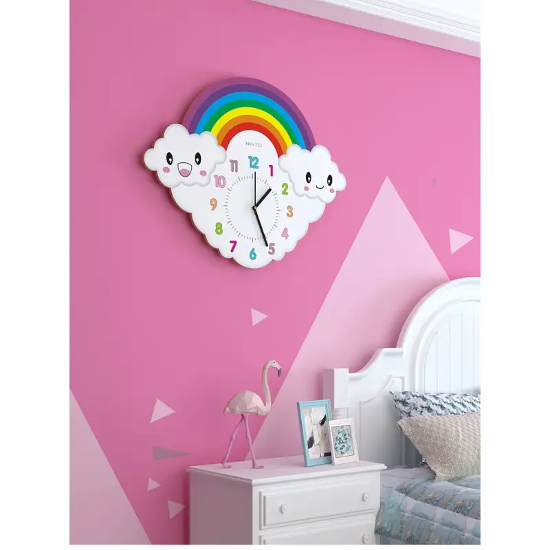 Horloge arc-en-ciel Murale - horloge-industrielle