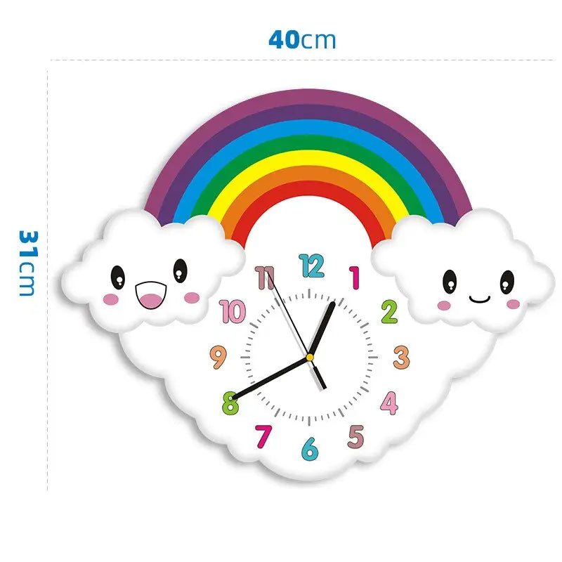 Horloge arc-en-ciel Murale - horloge-industrielle