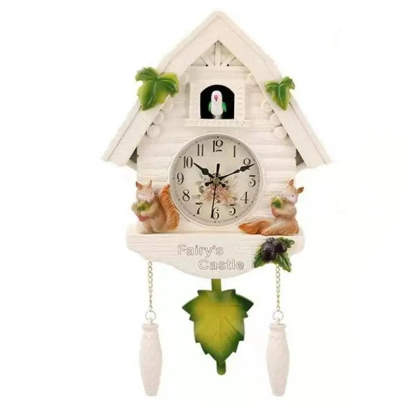 horloge coucou blanche - horloge-industrielle