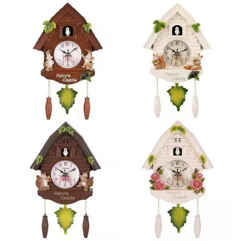 horloge coucou blanche - horloge-industrielle