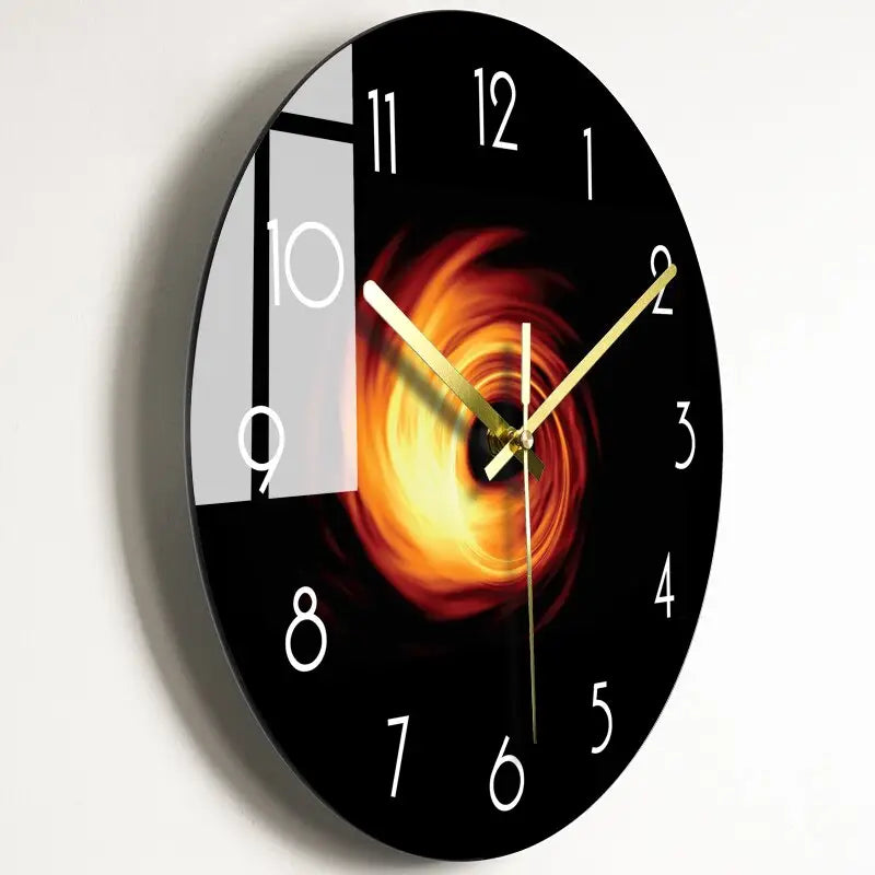 horloge design en verre - horloge-industrielle