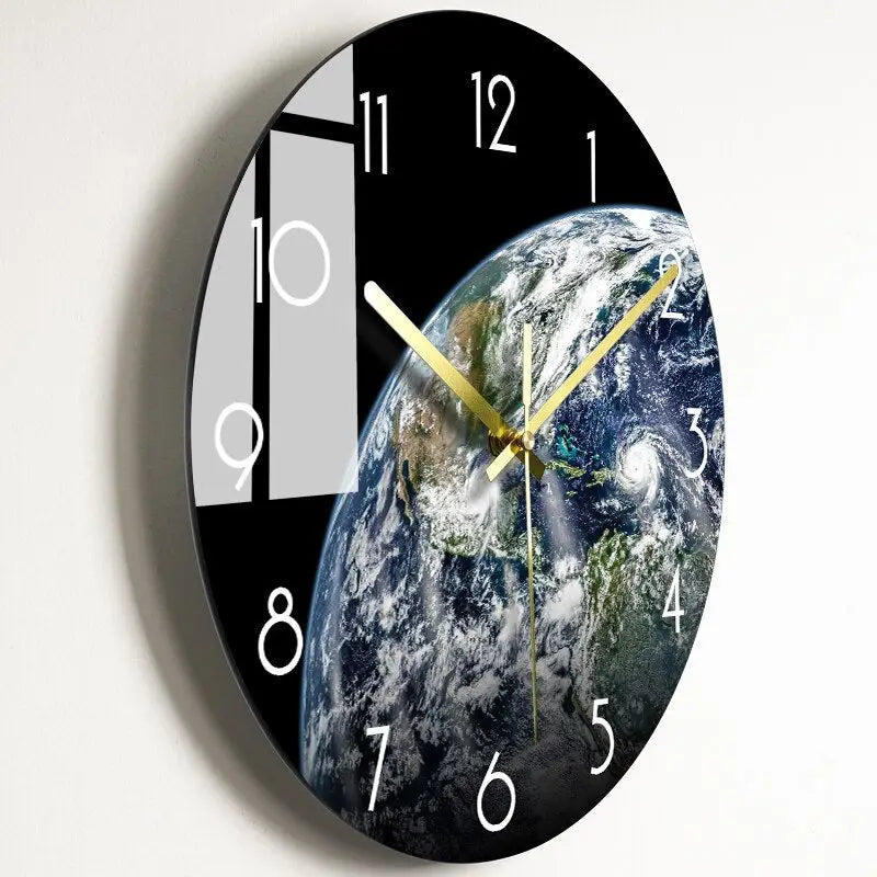 horloge design en verre - horloge-industrielle