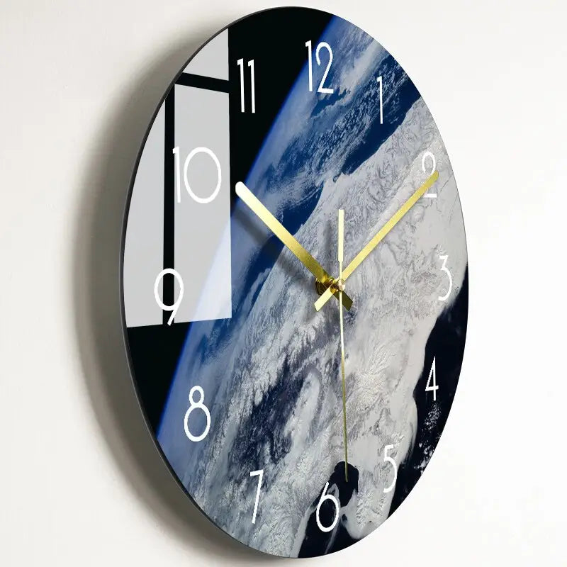 horloge design en verre - horloge-industrielle