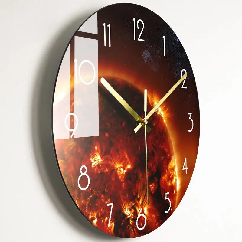 horloge design en verre - horloge-industrielle