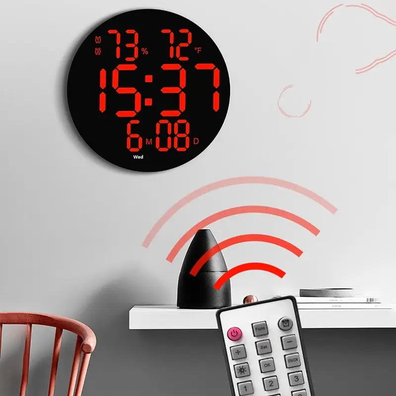 horloge digitale temperature - horloge-industrielle