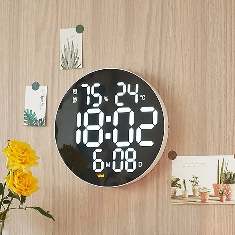 horloge digitale temperature - horloge-industrielle
