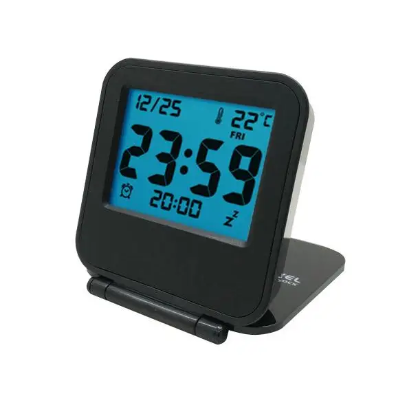 horloge digitale de voyage - horloge-industrielle